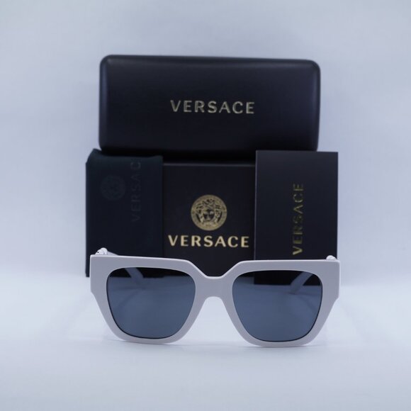 Versace VE4409 314/87 Square Sunglasses – White/Grey - Picture 2 of 10